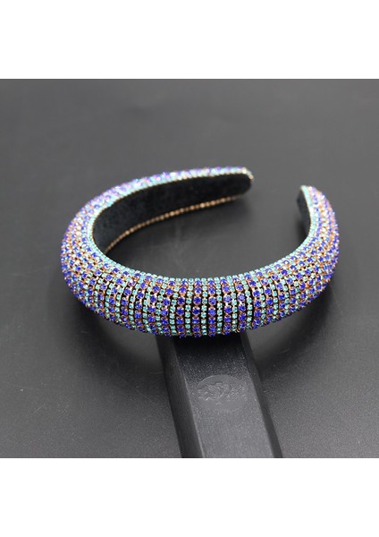 No.6 Boyutu Podyum Lüks Kişilik Renk Taklidi Kafa Bandı Yeni Barok Moda Mizaç Topu Kafa Bandı ile Yıldız Kafa Bandı 702 (Yurt Dışından)