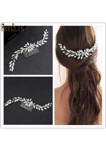 A93-G A37 Rhinestone Kristal Gelin Saç Aksesuarları Düğün Saç Tarak Elmas Gelin Başlıkları Kadın Saç Gösterişli Saç Takı (Yurt Dışından) fiyatları