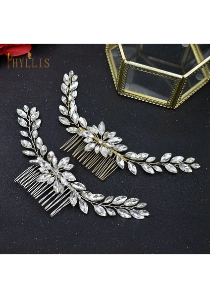 A93-G A37 Rhinestone Kristal Gelin Saç Aksesuarları Düğün Saç Tarak Elmas Gelin Başlıkları Kadın Saç Gösterişli Saç Takı (Yurt Dışından) modelleri