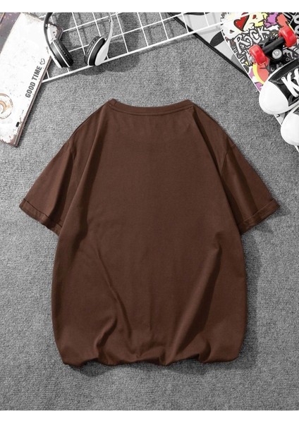 Kadın Kahverengi Desert Bisiklet Yaka Tshirt fiyatları