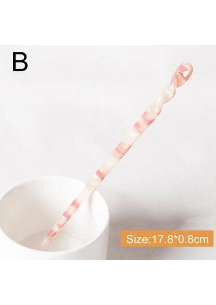 B Fashioese Tarzı Saç Sopaları Vintage Asetat Chopstick Kadın Tokalar Saç cl Düğün Saç Takı Saç Aksesuarları (Yurt Dışından)