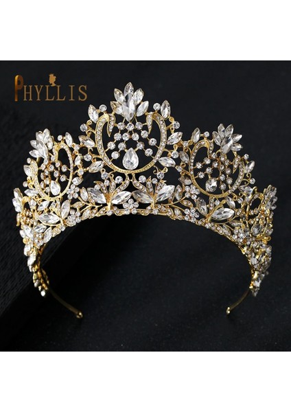 A24 Gümüş A195 Lüks Düğün Taç Gelin Taklidi Saç Takı Hediyeler Için Tiaras Kristal Saç Aksesuarları Kadın Kafa Bandı Gelin Şapkalar (Yurt Dışından) fırsatları