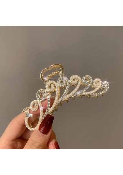 Sfz-3 2021 Yeni Zarif Altın Hollow Geometrik Metal Saç Pençe Kadınlar Için Vintage Saç Klipleri Kafa Firkete Saç Yengeç Saç Aksesuarları (Yurt Dışından) fiyatları