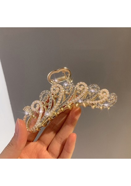 Sfz-3 2021 Yeni Zarif Altın Hollow Geometrik Metal Saç Pençe Kadınlar Için Vintage Saç Klipleri Kafa Firkete Saç Yengeç Saç Aksesuarları (Yurt Dışından) indirimleri