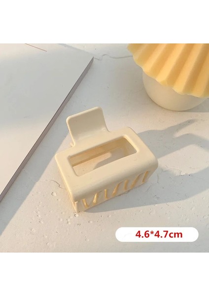 No.17-4.6 cm Biland Yeni Saç Pençe Büyük Geometrik Hollow Kare Kaplumbağa Kabuğu Leopar Asetat Saç Tokası Kadınlar Için Saç Aksesuarları (Yurt Dışından)