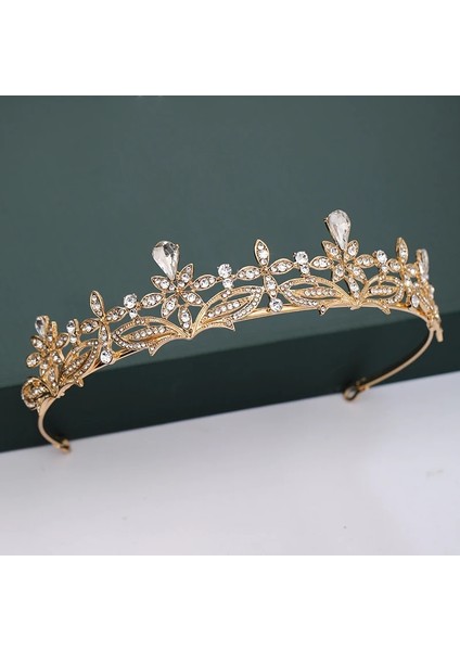 No.19 Boyutu Altın Gümüş Renk Tiaras ve Taç Düğün Gelin Partisi Için Kristal Inciler Diadems Rhinestone Baş Süsler Moda Aksesuarları (Yurt Dışından) indirimleri