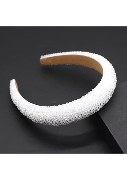 No.11 Boyutu Podyum Lüks Kişilik Renk Taklidi Kafa Bandı Yeni Barok Moda Mizaç Topu Kafa Bandı ile Yıldız Kafa Bandı 702 (Yurt Dışından)