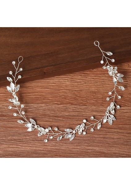 Hiçbiri Kadın Saç Bantları Saç Takı Düğün Saç Aksesuarları Kadınlar Için Yapay Elmas Inci Kafa Bandı Gelin Tiara Hairbands Aksesuarlar (Yurt Dışından) modelleri