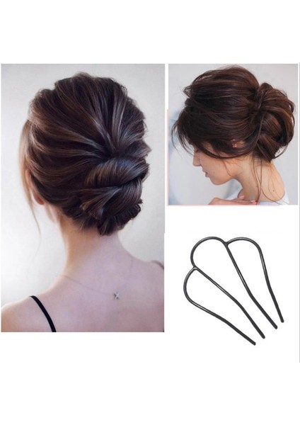 Yeni Klip 1 Adet Altın Yeni U Şekli Saç Klipleri Bobby Kadınlar Kızlar Için Gelin Saç Şekillendirici Aksesuarları Siyah Tokalar Metal Tokalarım Bun Maker (Yurt Dışından) modelleri