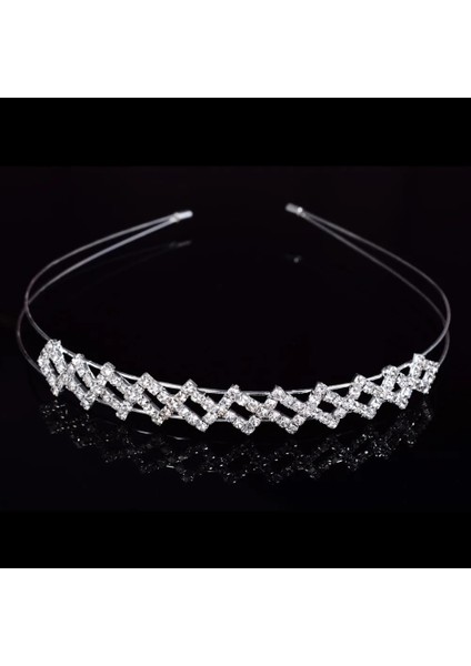 No.19 Boyutu Prenses Düğün Gelin Nedime Tiara Taç Kafa Bandı Kızlar Kristal Rhinestone Takı Saç Aksesuarları Gelin Kafası Süsleme (Yurt Dışından) fırsatları