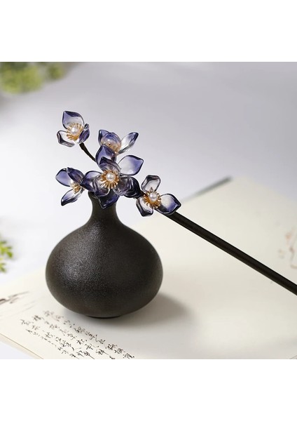 NO.479 Beden Yeni Çiçek Saç Çatalları Retro Tarzı Uzun Püsküller Tokalar Ahşap Saç Çubukları Inciler Boncuk Adım Sallamak Çin Düğünü Gelin (Yurt Dışından) indirimleri