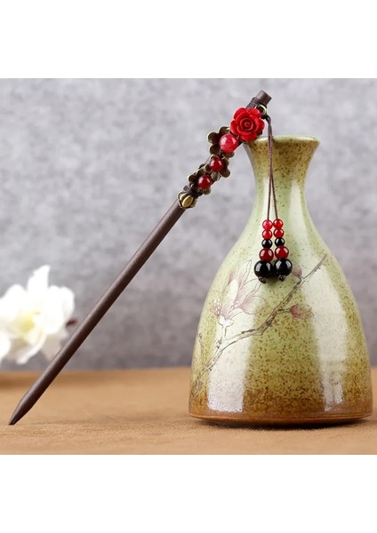 No.25 Boyutu Vintage Ahşap Çiçek Saç Tokası Kadınlar Için Antika Saç Sopa Kız Saç Tokası Kostüm Çin Saç Aksesuarları Saç Заколки (Yurt Dışından) fiyatları