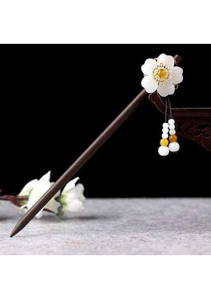 No.25 Boyutu Vintage Ahşap Çiçek Saç Tokası Kadınlar Için Antika Saç Sopa Kız Saç Tokası Kostüm Çin Saç Aksesuarları Saç Заколки (Yurt Dışından) modelleri