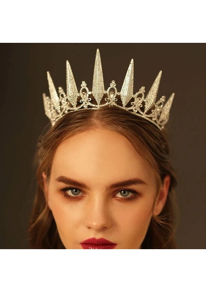 Stil 5 Forseven Kadınlar Gelin Noiva Düğün Parti Saç Takı Barok Tarzı Siyah Kristal Tiaras ve Taçlar Başlıklar Bantlar (Yurt Dışından) modelleri