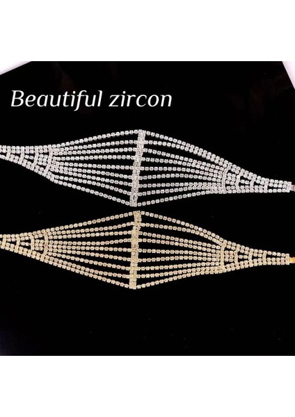 Gümüş Rengi Avrupa ve Amerikan Moda Zarif Lüks Kristal Saç Bandı Saç Zinciri Tatlı Gelin Takı Ren Taş Zincir Doğum Günü Hediyesi (Yurt Dışından) fırsatları