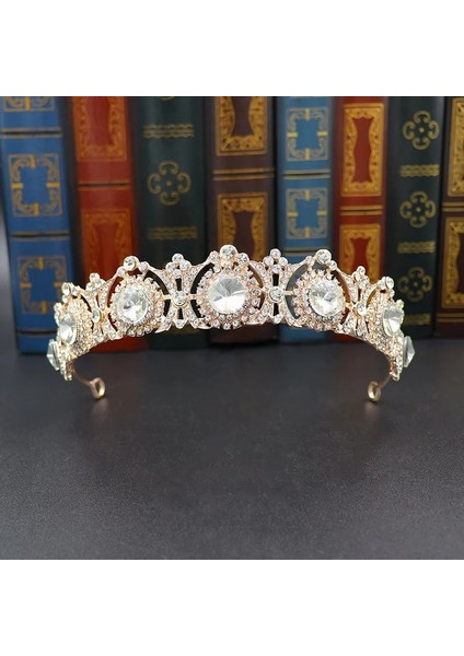 Zb Gümüş Renk Rhinestone Taç ve Tiara Kadınlar Için Düğün Saç Takı Aksesuarları Gelin Tiara Düğün Taç Başlığı Hediyeler (Yurt Dışından) indirimleri