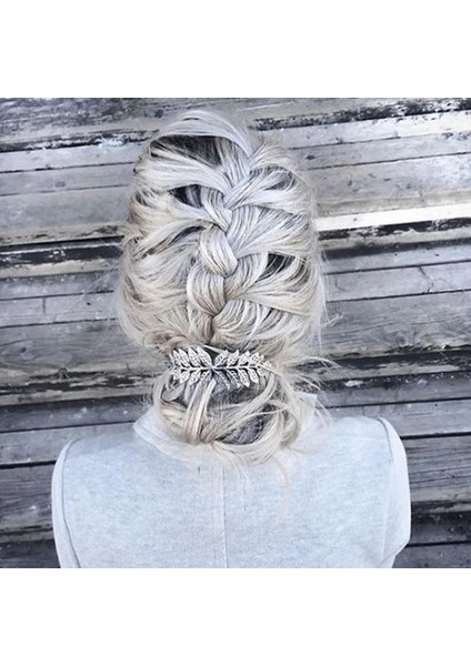 Eski Gümüş Lady Yaprak Saç Tarak Kadınlar Için Parti Doğum Günü Nedime Hediyesi Saç Aksesuarları Firkete Saç Klipleri Lolita Aksesuarları Boho Moda (Yurt Dışından) fırsatları