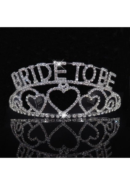 No.11 Boyutu Sıcak Moda Gelin Tiara Taç Lüks Prenses Düğün Saç Takı Kadınlar Kız Kalp Kristal Balo Kafa Bandı (Yurt Dışından) indirimleri