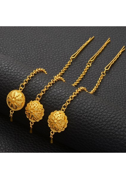 213706B Anniyo Afrika Etiyopya Kafa Zinciri Altın Rengi Saç Parçası Takı Alın Zinciri Habesha Eritre # (Yurt Dışından) fiyatları