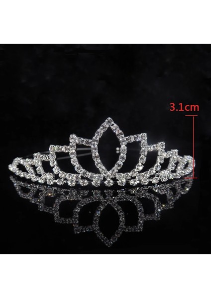 Qiuhong Shop Saf Altın Rengi Carddoor Prenses Tiaras ve Taçlar Kafa Çocuk Kız Sevgilisi Gelin Balo Taç Düğün Tiara Parti Aksesuarları Saç Takı (Yurt Dışından)