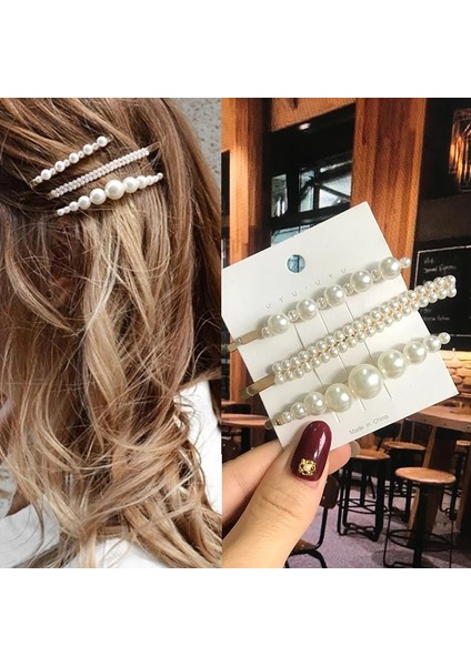 S30 Simüle Inci Tokalarım Boncuklu Geometrik Kadın Saç Tokası Tokalar Saç Aksesuarları Kız Takı Moda Saç Tokaları (Yurt Dışından) indirimleri