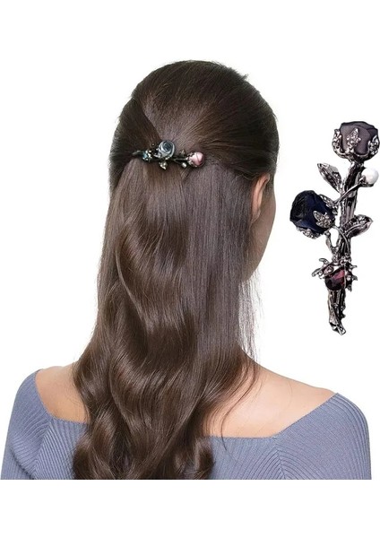 Altın Rengi Basit Gül Çiçek Saç Tokası Kumaş Kristal Böceği Saç Tokası Taklidi Yaprak Saç Tokası Zarif Kadın Kız Saç Tokası Saç Aksesuarları (Yurt Dışından) modelleri