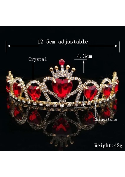 LGL049 Moda Düğün Taç Gelin Başlığı Barok Tiaras ve Taçlar Prenses Tiara Kristal Rhinestone Kafa Bandı Saç Aksesuarları (Yurt Dışından) modelleri