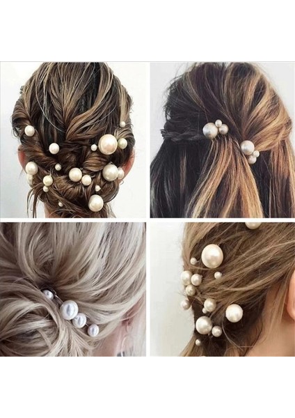 Inci 20 Adet 8mm Kadınlar U-Şekilli Pin Metal Barrette Klip Hairmulated Inci Gelin Tiara Saç Aksesuarları Düğün Saç Tasarım Araçları (Yurt Dışından) fırsatları