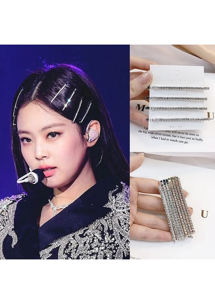 Gümüş Kar Ins Yapay Elmas Tokalar Li Cz Kristal Saç Klipleri Bang Docerated Tokalar Vintage Geometrik Komik Tip Tokalarım Şapkalar (Yurt Dışından) fiyatları