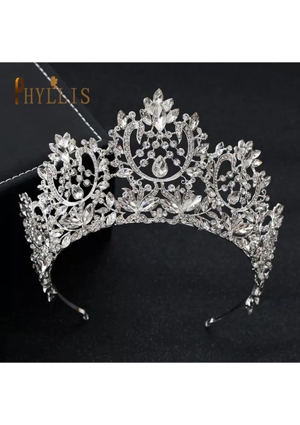 A333-G A195 Barok Düğün Kafa Kristal Gelin Taçlar ve Tiaras Saç Takı Aksesuarları Kadın Rhinestone Şapkalar Kraliçe Diadem (Yurt Dışından) fırsatları