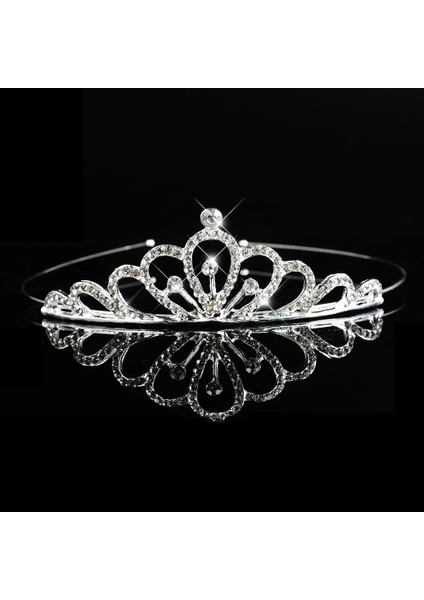 6 Kırmızı Mavi Prenses Tiaras Taçlar Kafa Çocuk Kız Gösterisi Gelin Balo Gelin Nedime Hediye Düğün Parti Aksesuarları Saç Takı (Yurt Dışından) modelleri