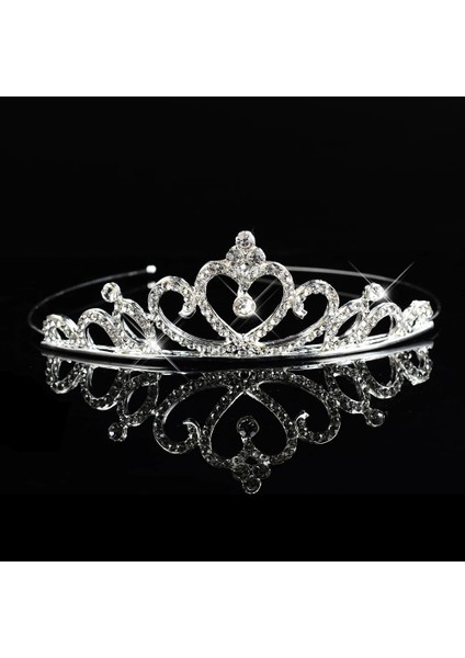 6 Kırmızı Mavi Prenses Tiaras Taçlar Kafa Çocuk Kız Gösterisi Gelin Balo Gelin Nedime Hediye Düğün Parti Aksesuarları Saç Takı (Yurt Dışından) fırsatları