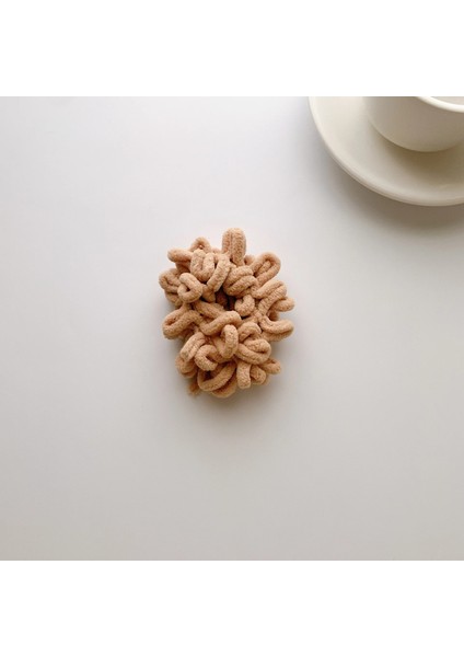 Saç Pençeleri Stili K Yeni Kore Güz ve Kış Süt Çay Rengi Kahverengi Akrilik Saç Pençeleri Klipler Çok Renkli Geometrik Mat Saç Tokası Aksesuarları (Yurt Dışından)