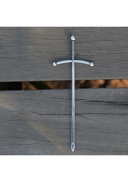 Antik Bakır Kaplama Cadı Kılıç Crescent Moon Goddness Saç Sopa Pagan Occulet Firkete Muska Ruh Saç Takı Kadınlar Için (Yurt Dışından)