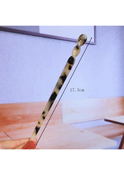 No.6 Boyutu Fashioese Tarzı Saç Sopaları Vintage Asetat Chopstick Kadın Tokalar Saç cl Düğün Saç Takı Saç Aksesuarları (Yurt Dışından) modelleri