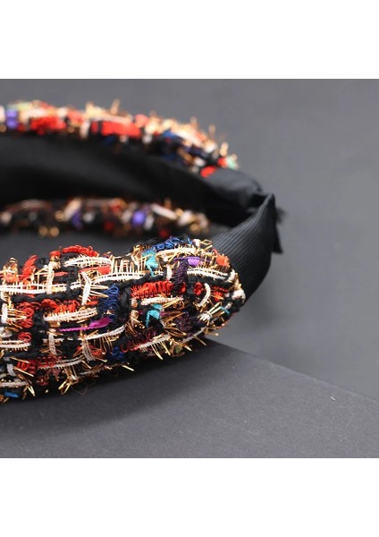 No.1 Boyutu Renkli Kumaş Rahat Kafa Bandı Yeni Kore Moda Vahşi Kız Saç Aksesuarları Renkli Kumaş Kişilik Dans Partisi Bandı 715 (Yurt Dışından) fırsatları