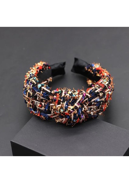 No.1 Boyutu Renkli Kumaş Rahat Kafa Bandı Yeni Kore Moda Vahşi Kız Saç Aksesuarları Renkli Kumaş Kişilik Dans Partisi Bandı 715 (Yurt Dışından) indirimleri