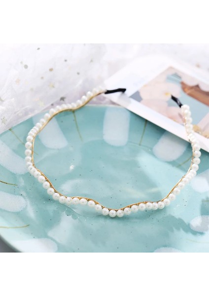 H00194 Modyle Saç Bantları Kraliçe Tiaras ve Taçlar Gelin Saç Bandı Kızlar Balo Parti Düğün Saç Takı Aksesuarları (Yurt Dışından)