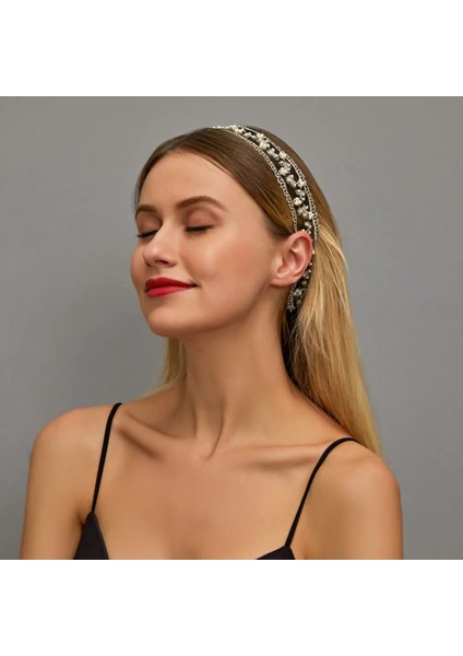 H00194 Modyle Saç Bantları Kraliçe Tiaras ve Taçlar Gelin Saç Bandı Kızlar Balo Parti Düğün Saç Takı Aksesuarları (Yurt Dışından) indirimleri