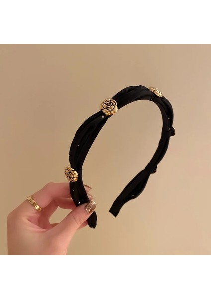 Saç Bantları Tarzı B235 Yeni Moda Kadın Saç Bandı Geniş Yan Kafa Çapraz Düğüm Türban Clatriped Şapkalar Kız Saç Aksesuarları (Yurt Dışından)