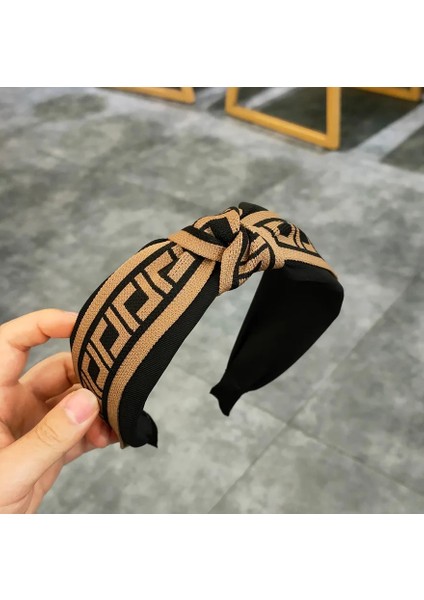 Saç Bantları Tarzı B235 Yeni Moda Kadın Saç Bandı Geniş Yan Kafa Çapraz Düğüm Türban Clatriped Şapkalar Kız Saç Aksesuarları (Yurt Dışından) indirimleri