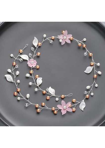 Siyah Çinko Kaplama Gümüş Renk Moda Inci Saç Bantları Vines Düğün Saç Aksesuarları Kadın Takı Için El Yapımı Bakır Kristal Bantlar (Yurt Dışından) fırsatları