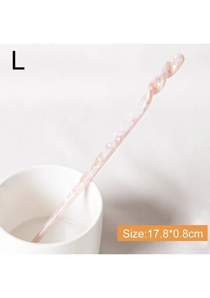 L Beden Fashioese Tarzı Saç Sopaları Vintage Asetat Chopstick Kadın Tokalar Saç cl Düğün Saç Takı Saç Aksesuarları (Yurt Dışından)