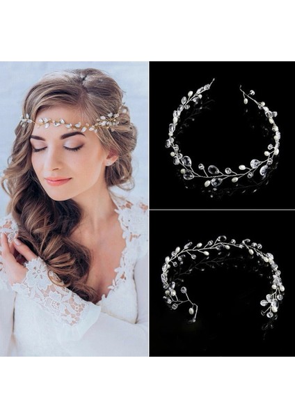 Stil 4 Kristal Saç Bantları Düğün Gelin Saç Aksesuarları Inci Kafa Gelin Tiaras Çiçek Saç Süs Başlığı Kadın Saç Takı (Yurt Dışından) fiyatları