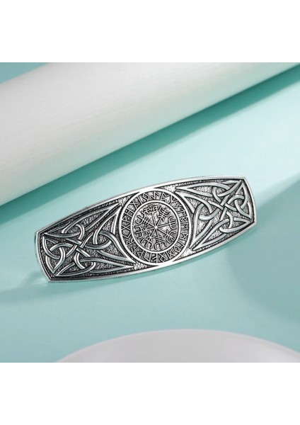 G Hayat Ağacı Gümüş Skyrim Viking Pusula Tokalar Vintage Muska Celtics Düğüm Nordic Runes Hayat Ağacı Barrette Saç Tokası Aksesuarları Kadınlar Için (Yurt Dışından) fiyatları