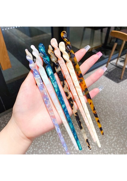 G Fashioese Tarzı Saç Sopaları Vintage Asetat Chopstick Kadın Tokalar Saç cl Düğün Saç Takı Saç Aksesuarları (Yurt Dışından) fırsatları