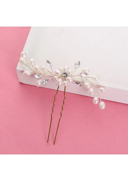 A-31 Inci Çiçek Altın Kafa Kristal Takı Düğün El Yapımı Kristal Başlık Saç Dekorasyon Aksesuarları Gelin Tiara Headdress (Yurt Dışından)