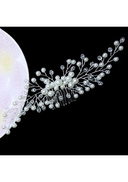 No.10 Boyutu Güzel Gelin Saç Tarak Gelinlik Saç Aksesuarları Klip Saç Kadınlar Için Inci Takı Gelin Headdress Süsler (Yurt Dışından) modelleri