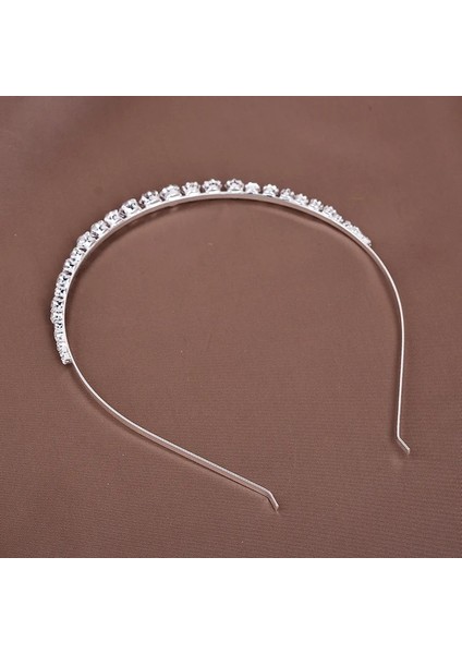 Stil 3 Köpüklü Gelin Nedime Çiçek Kız Çocuk Kristal Rhinestone Düğün Hairband Pageant Balo Tiara Taç Saç Aksesuarları (Yurt Dışından) fırsatları