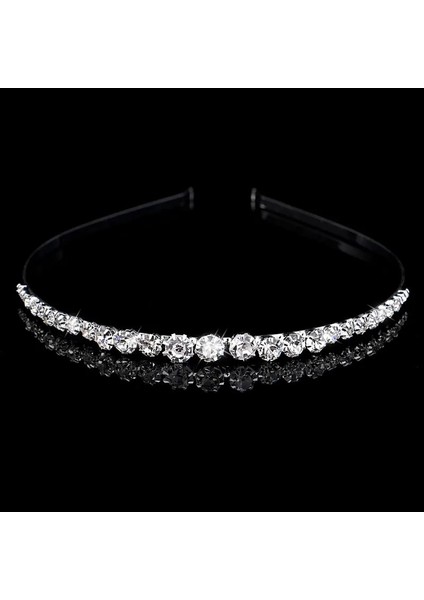 Stil 3 Köpüklü Gelin Nedime Çiçek Kız Çocuk Kristal Rhinestone Düğün Hairband Pageant Balo Tiara Taç Saç Aksesuarları (Yurt Dışından) indirimleri